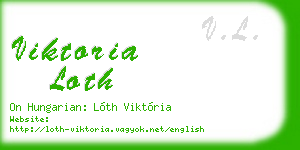 viktoria loth business card