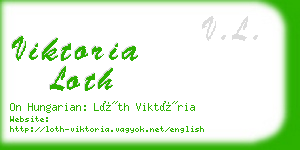 viktoria loth business card